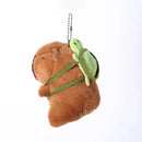 Pelúcia de Capivara com Mochila de Tartaruga ✨