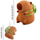 Pelúcia de Capivara com Mochila de Tartaruga ✨