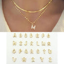 Colar com Inicial em Camadas, Banhado a Ouro e Cravejado de Zircônias ✨