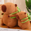 Pelúcia de Capivara com Mochila de Tartaruga ✨