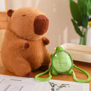 Pelúcia de Capivara com Mochila de Tartaruga ✨